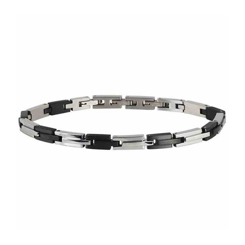 Leonardo Bracciale Donna In Acciaio Inox Con Perle E Mini Cristalli - Elastico Con Ciondolo A Moneta, 32016412 - 2