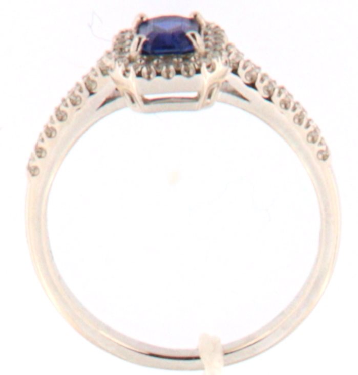 Bague Chaîne En Or Deux Couleurs Avec Diamants - Marque Recarlo Davite & Delucchi - Modèle AA031620 - Neuf