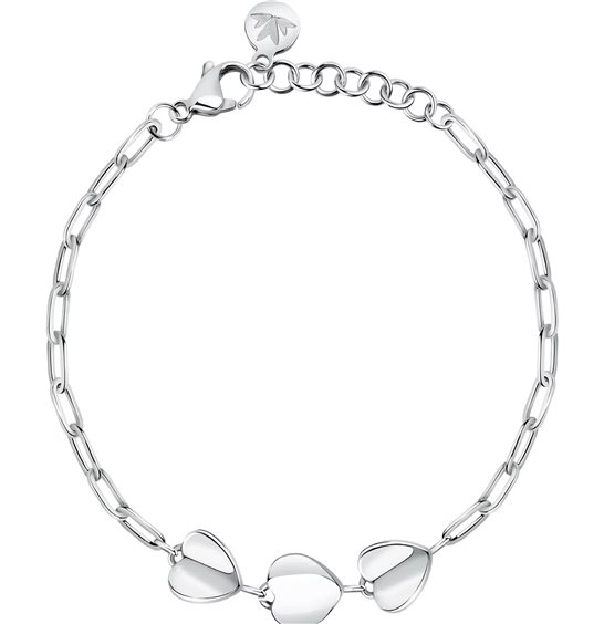 Bracciale rosario Morellato in acciaio con croce SKR67