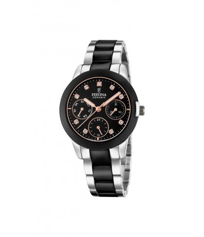 Oiritaly Reloj Quarzo Mujer Festina F20497/3 Ceramic