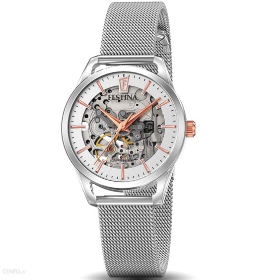 Oiritaly Orologio Meccanico Donna Festina SKELETON