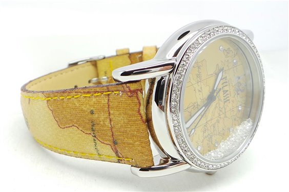 Lacoste Orologio Analogico al Quarzo da Donna Con Cinturino in Pelle