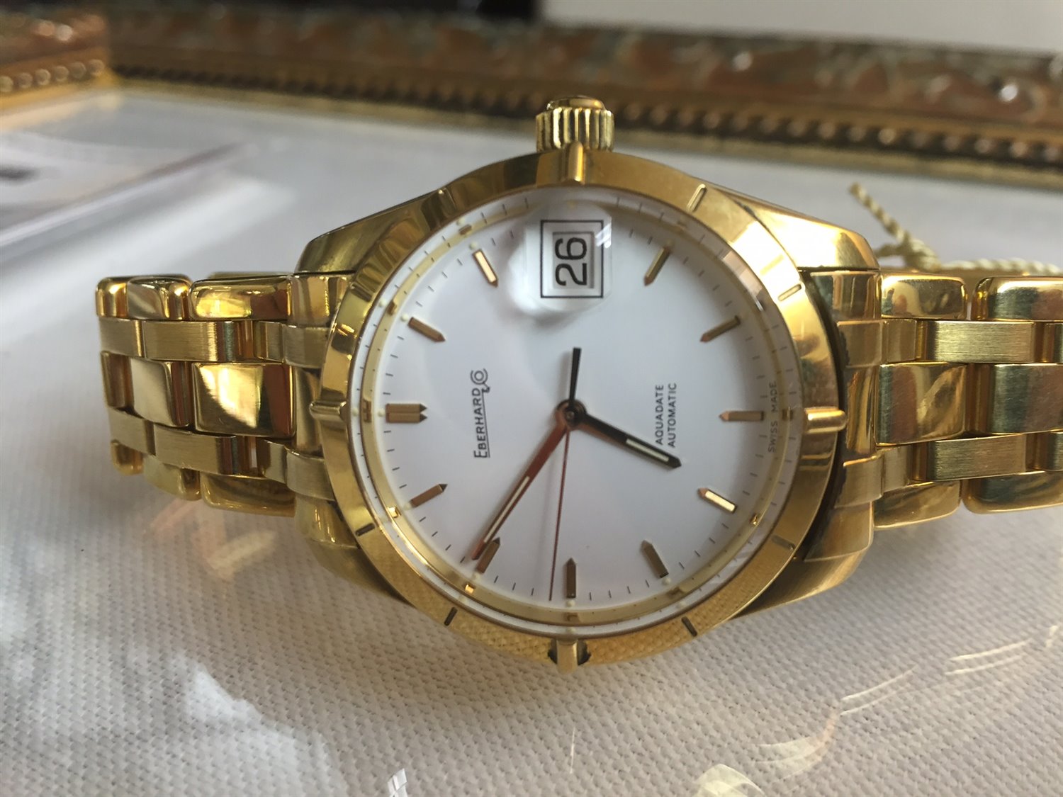 Orologio Eberhard Tutto Oro Carica Manuale Orologi Vintage