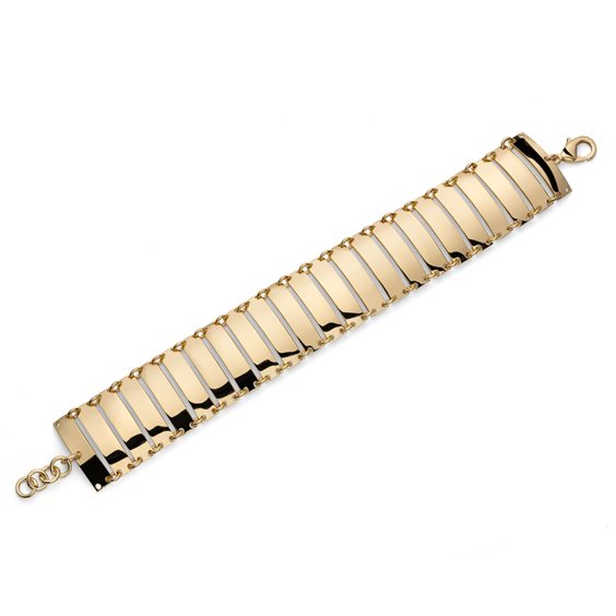 UNOAERRE Bracciale Classico Donna In Bronzo Placcato Oro 1768 - Elegante E Senza Tempo