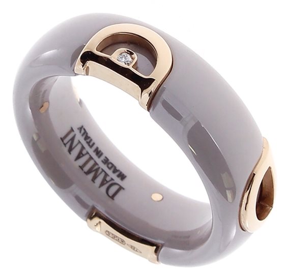 Oiritaly Ring Woman Damiani 20087262 Ceramic