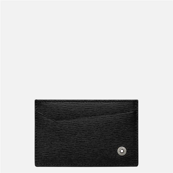 The Nayan Portafoglio uomo porta carte di credito - portafoglio uomo vera pelle e porta carte - porta carte in pelle con protezione RFID - portafoglio idea regalo da uomo, Nero
