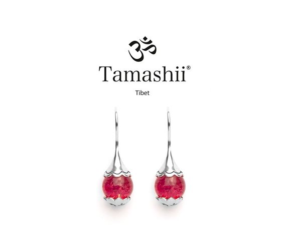 Orecchini Tamashii A Goccia In Argento 925 Rodiato Con Pietra Turchese Naturale - Lunghezza 3 Cm, Ispirati Alla Dea Tārā, Gioiello Tibetano - 3