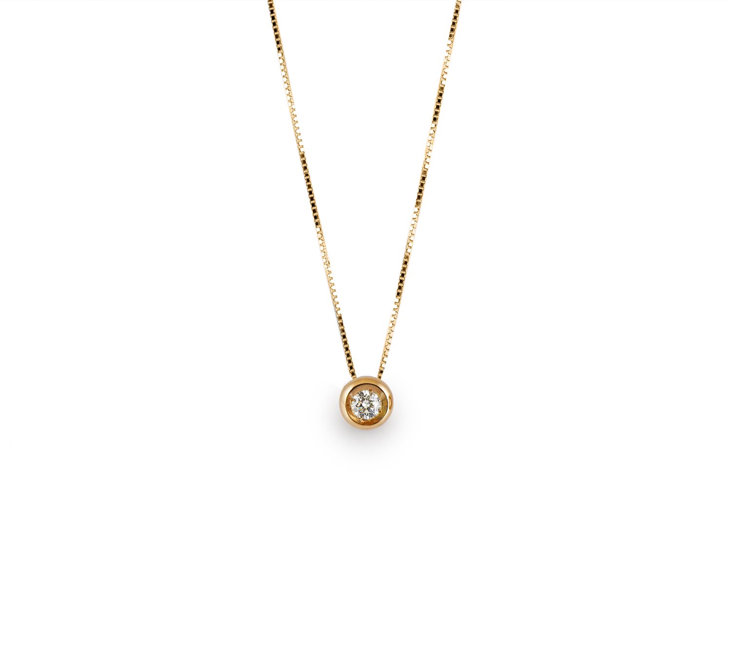 Collana con diamanti in oro rosa Move Uno | 12150-PG
