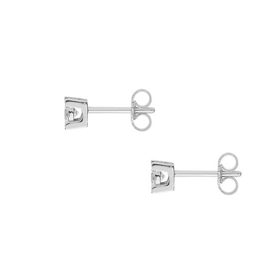 Boucles D'oreilles Comete En Or Blanc 18 Carats Et Diamants - Modèle Punto Luce, Neuves Avec étiquettes
