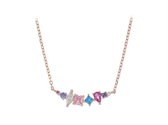 Collana con cuore in argento Air Pop Cuori Milano - Bigiotteria