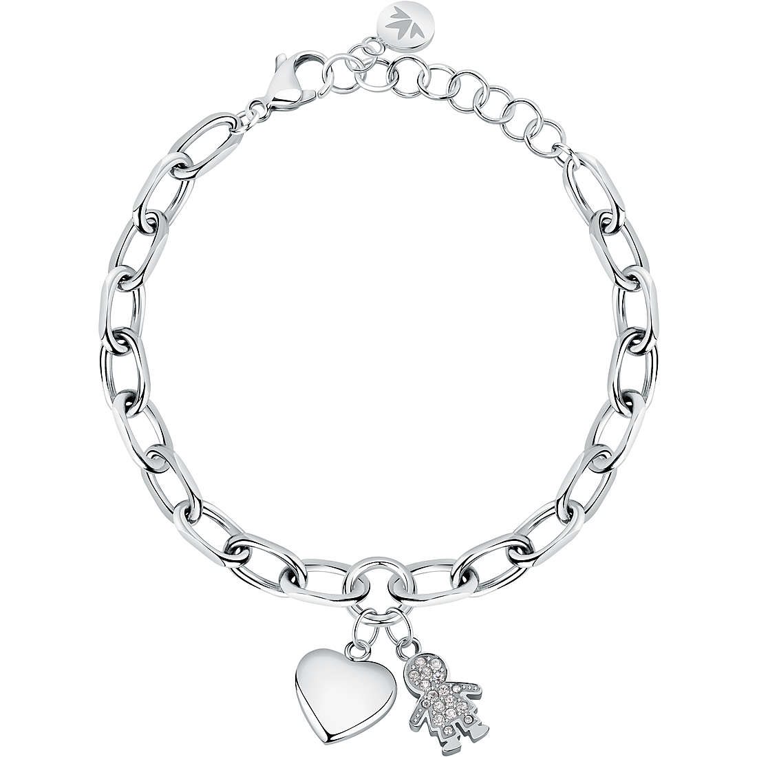 Morellato Maia Bracciale Donna in Acciaio, Cristalli - SAUY12