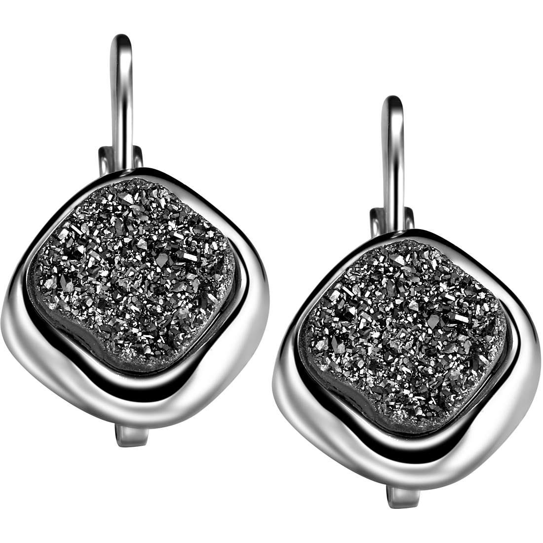 Breil Orecchini a cerchio in acciaio inox, colore: argento, lunghezza: 2,3 cm, TJ3528, 2,3 cm, LABEL_ACCIAIO_316L, Nessuna pietra preziosa
