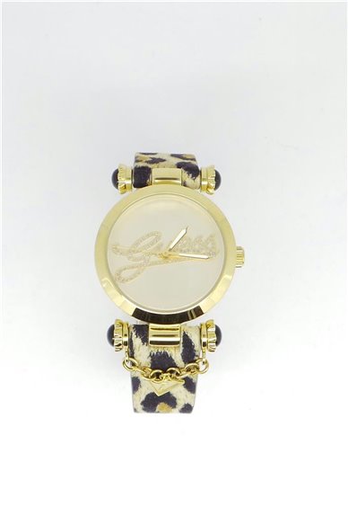 Guess Orologio Da Donna W1025L5, Cassa 38 Mm, Quadrante Bianco, Cinturino In Gomma Bianca, Funzioni Crono E Tachimetro