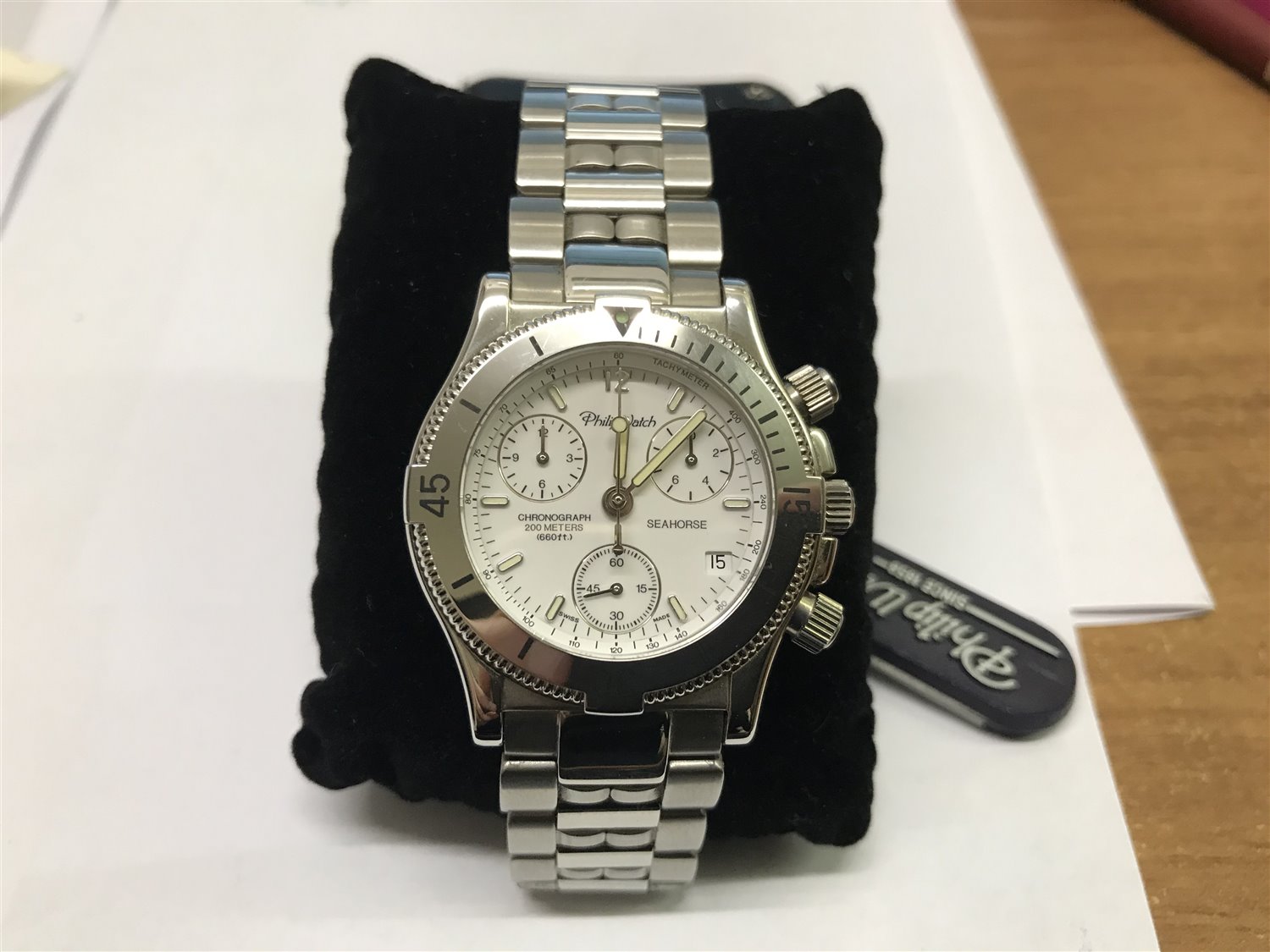 Oiritaly Orologio Al quarzo Uomo Philip Watch Seahorse