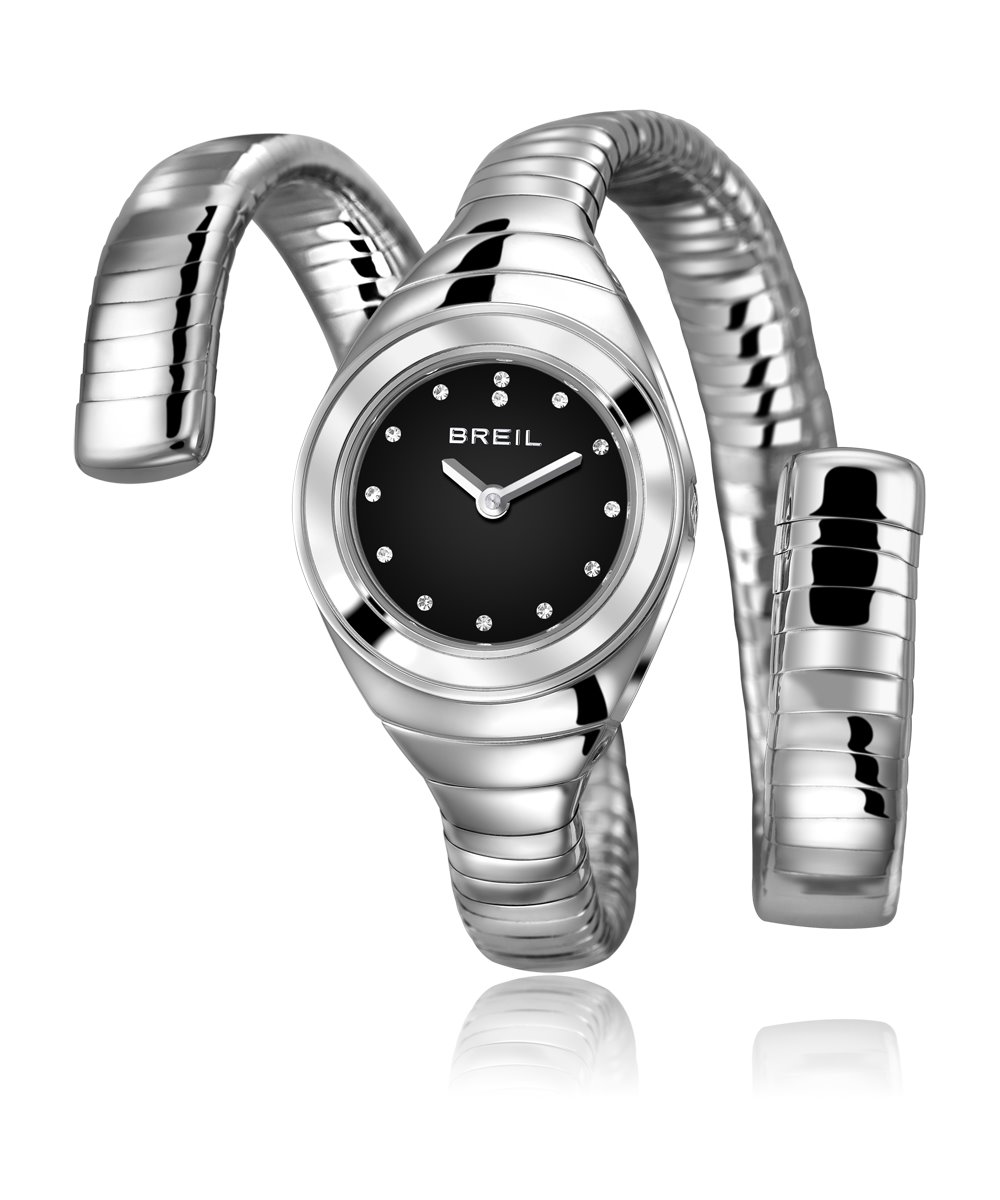 Montre Bracelet Femme BREIL - Montre Analogique à Remontage Manuel Avec Date, Bracelet En Cuir