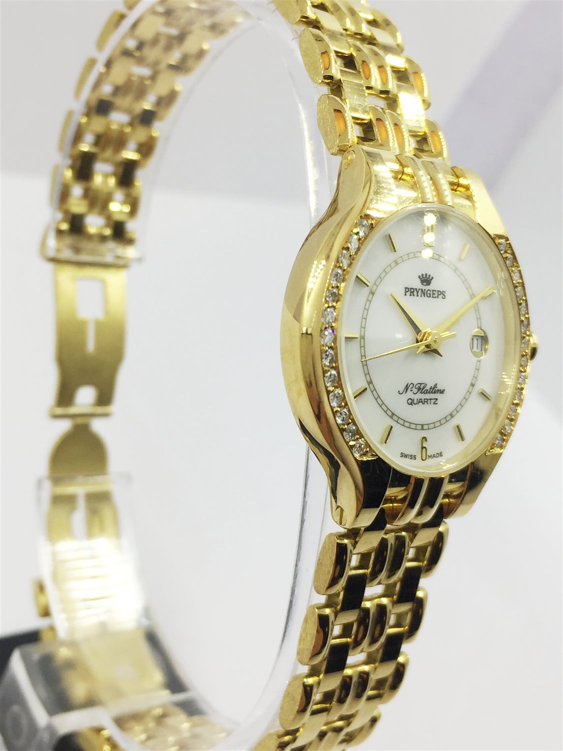 Orologio Pryngeps Oro Vintage Oiritaly Watch Quartz Woman Pryngeps