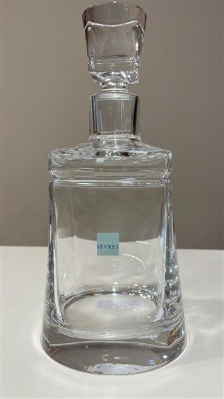 Maverton Set Decanter per Whisky in vetro - da 700 ml - incisione personalizzata - Caraffa + 2/4/ 6 bicchieri - idea regalo per l'anniversario per la coppia di sposi o fidanzati