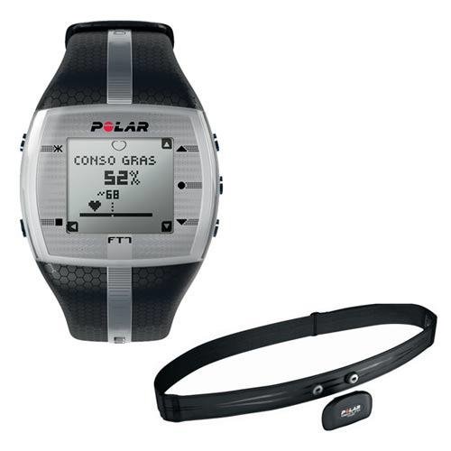 Oiritaly Orologio Al quarzo Uomo Polar FT7 BLACK Orologi