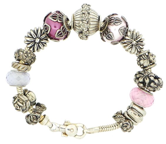 THIORA Bracciale Con Charm In Acciaio Inox | Set Gioielli