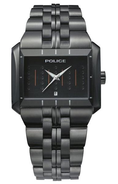 Police Orologio Unisex Al Quarzo – Modello Belmont PL15970JSUBZ.12 Con Cinturino In Pelle E Datario