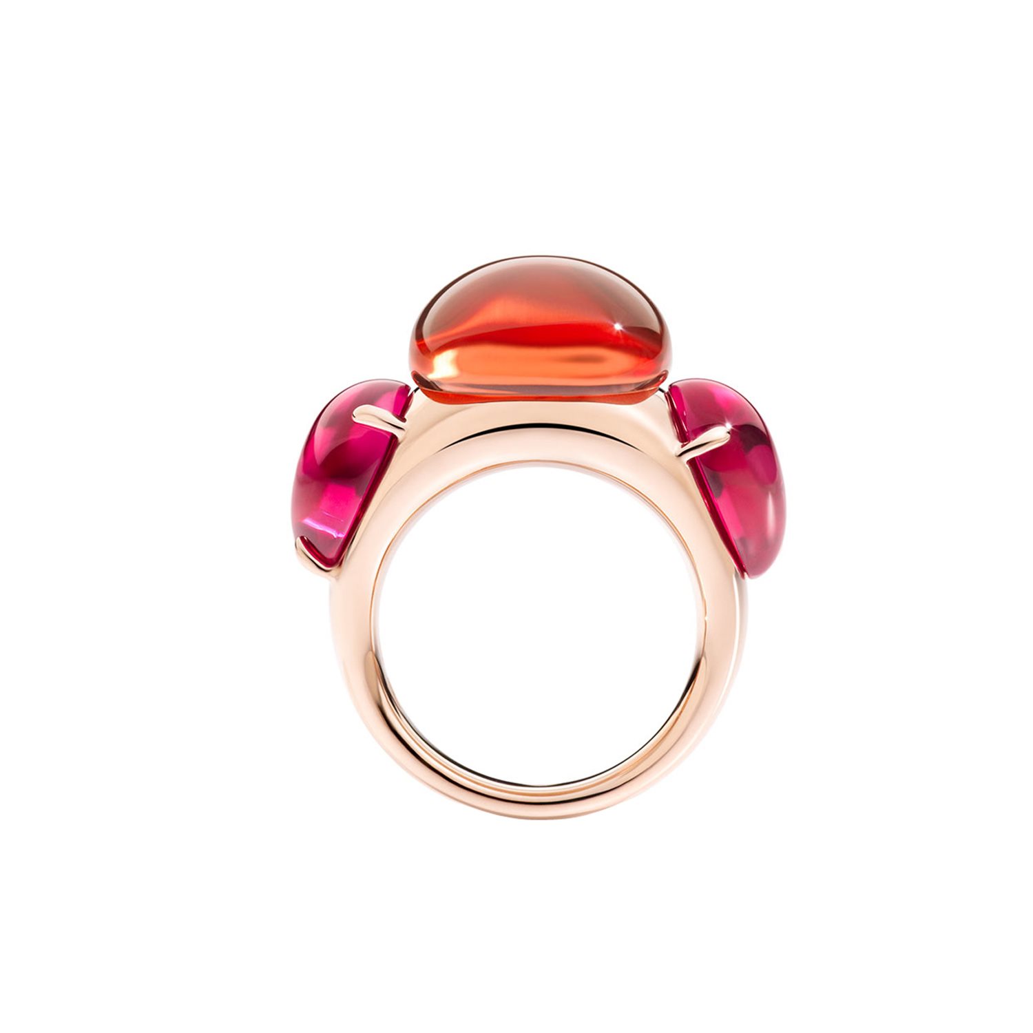 Anello Criptato Con Pon Pon Da Cheerleader In Oro Rosa Rosso