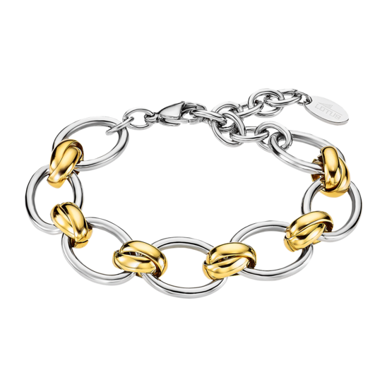 Lotus Style Bracciale Donna In Acciaio Inox Argentato – Modello LS2313, Lunghezza 20 Cm, Regalo