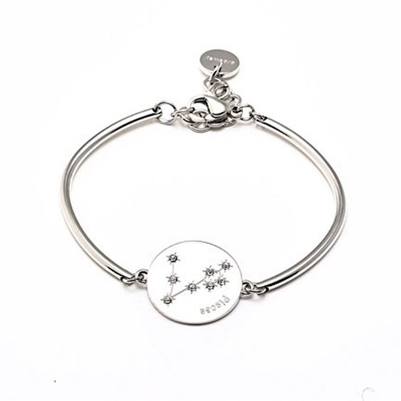 Brosway Bracciale Donna Acciaio E Cristalli Swarovski – Collezione Chakra – BHK22 – Diametro 70 Mm