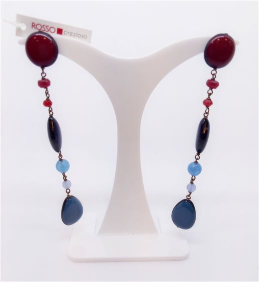Orecchini pendenti in argento sterling 925 orecchino foglia