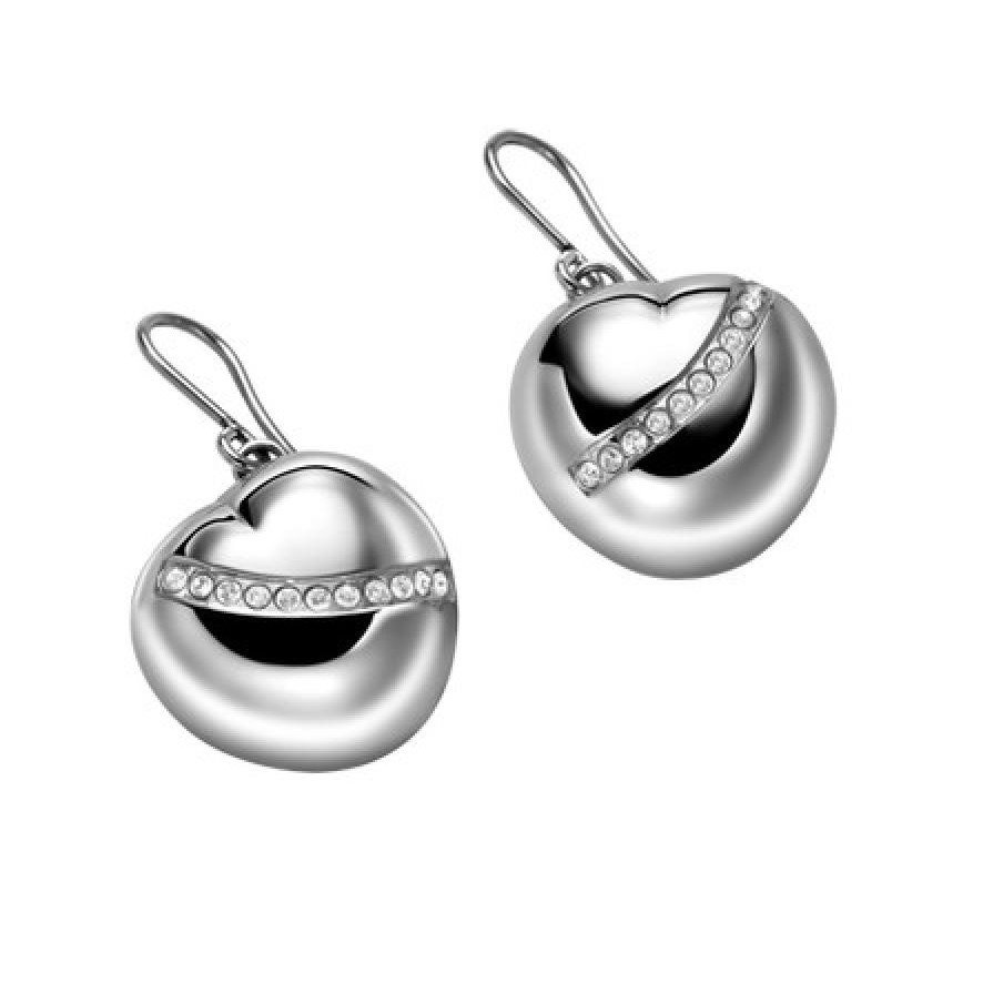Orecchini Donna Breil TJ2196 Mezzanotte In Acciaio Con Cristalli Lilla - Eleganti E Leggeri, Misura Unica - 3