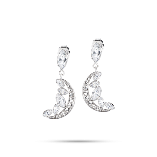 MORELLATO Orecchini Donna LUNAE Acciaio Inox Con Zirconi E Perle D'Acqua Dolce - SADX09 - 2