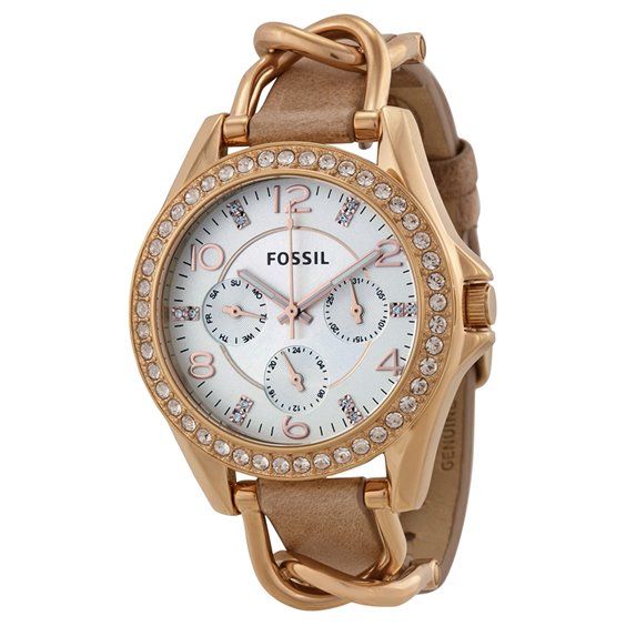 Oiritaly Reloj Quarzo Mujer Fossil ES3466 Riley Relojes