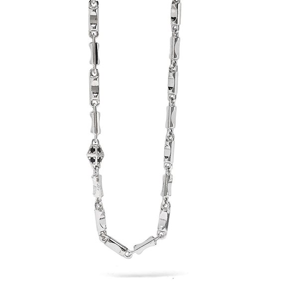 Comete Collana Uomo Acciaio – Girocollo Lucido E Nero, Collezione Chain, Referenza UGL 705 - 3
