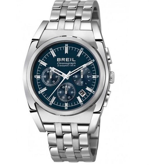 Breil TW0389 – Orologio Uomo Cronografo Al Quarzo, Cassa Acciaio 42mm, Cinturino In Pelle