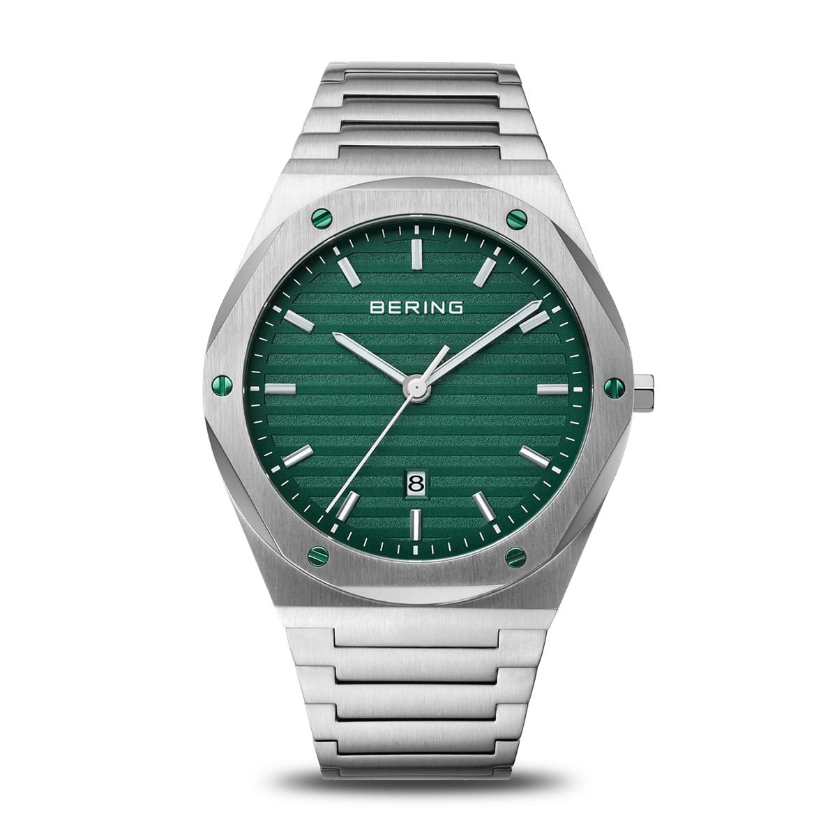 BERING Uomo Analogico Quarzo Titanium Collection Orologio con Cinturino in Titanio & Vetro