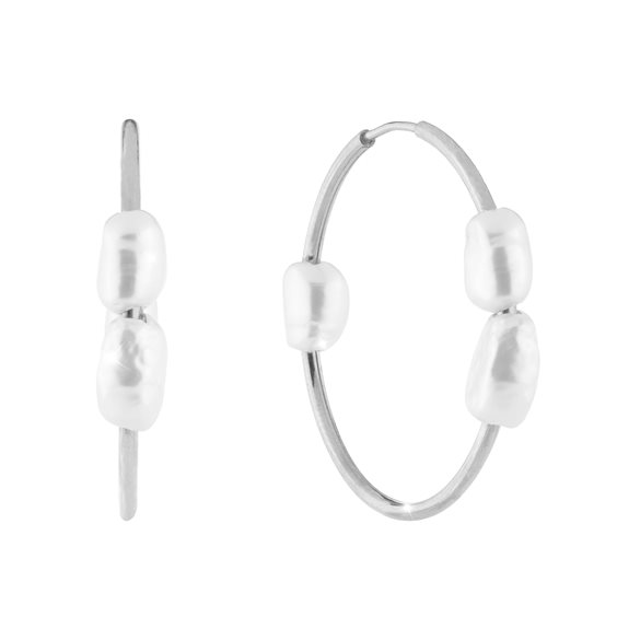 Orecchini di lusso perla d'argento | Acquisti Online su