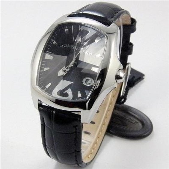 Chronotech Orologio Uomo CT7896M-104 Quarzo Analogico - Cassa In Acciaio, Cinturino In Pelle Di Vitello Nero - 3