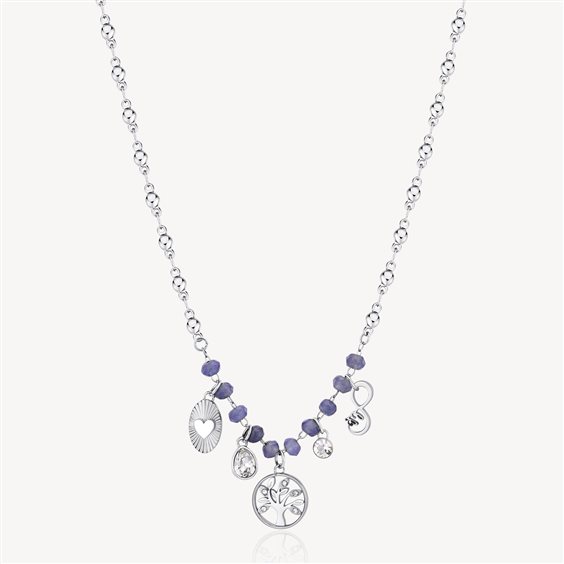 Collana donna dorata Albero della Vita Chakra Brosway BHKN094 acciaio 316L