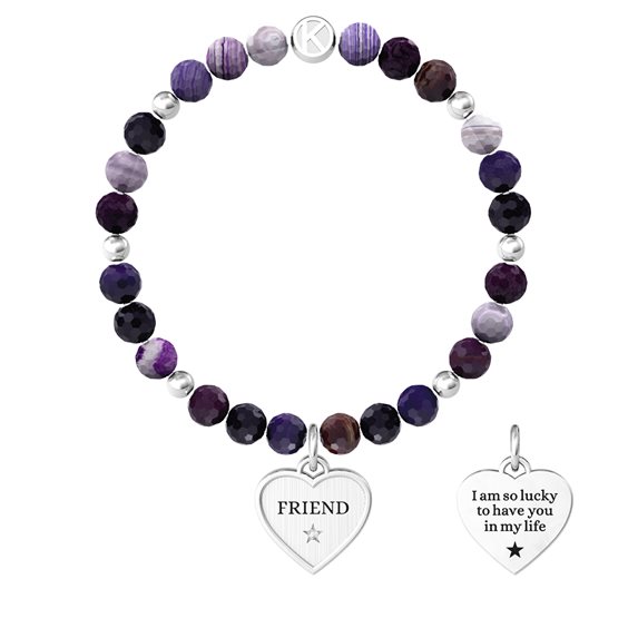 Gioielleria Mancini - Bracciale - Donna - Kidult - 732232 - FRIENDSHIP - Acciaio