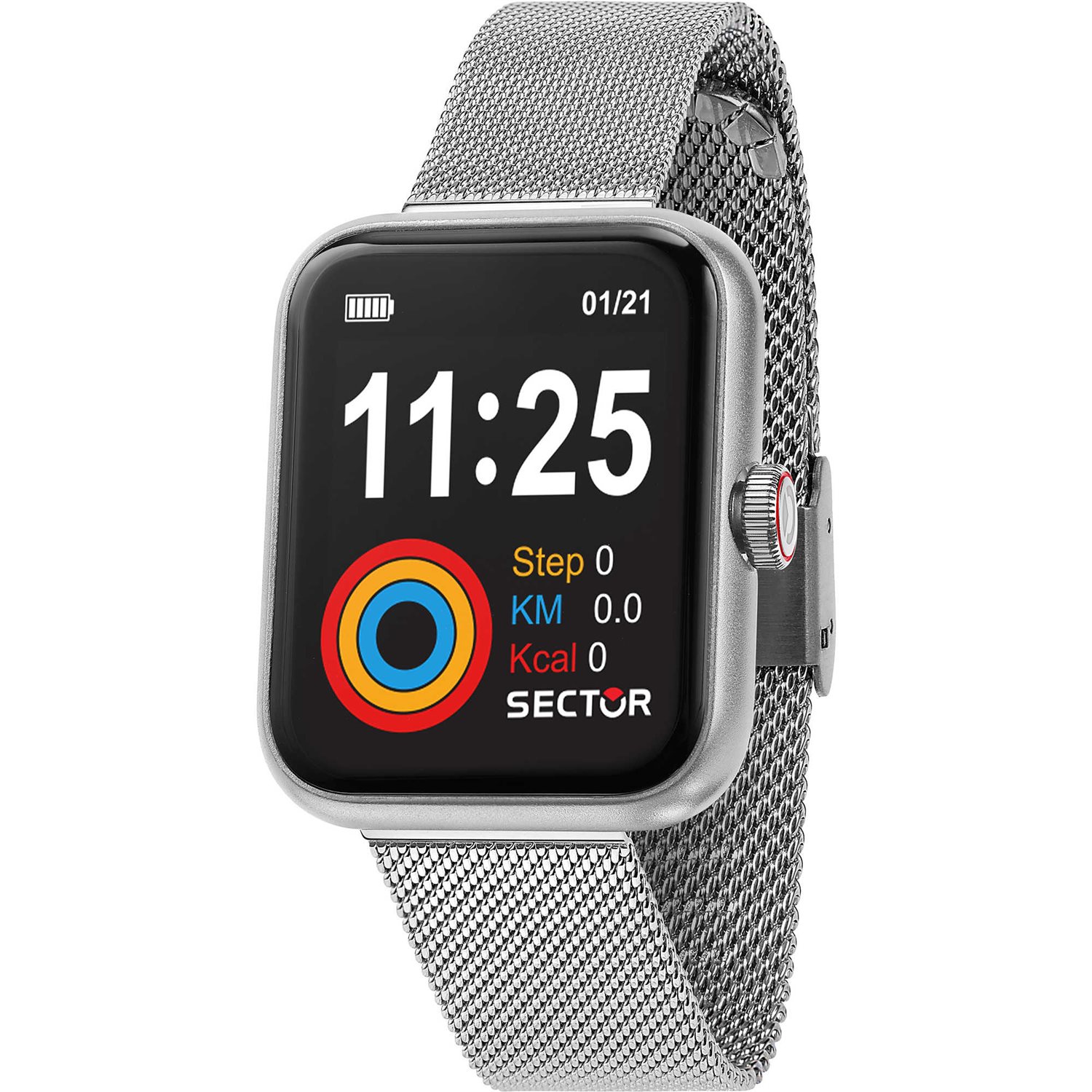 Sector No Limits S-03 Smartwatch Uomo R3253294001 - Orologio Digitale In Acciaio, Con GPS, Battito Cardiaco, Notifiche - 3 ATM - 4