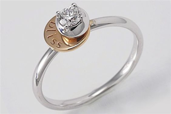 Anello Donna Anelli Bliss Oro Bianco Anello Donna Trilogy Bliss In