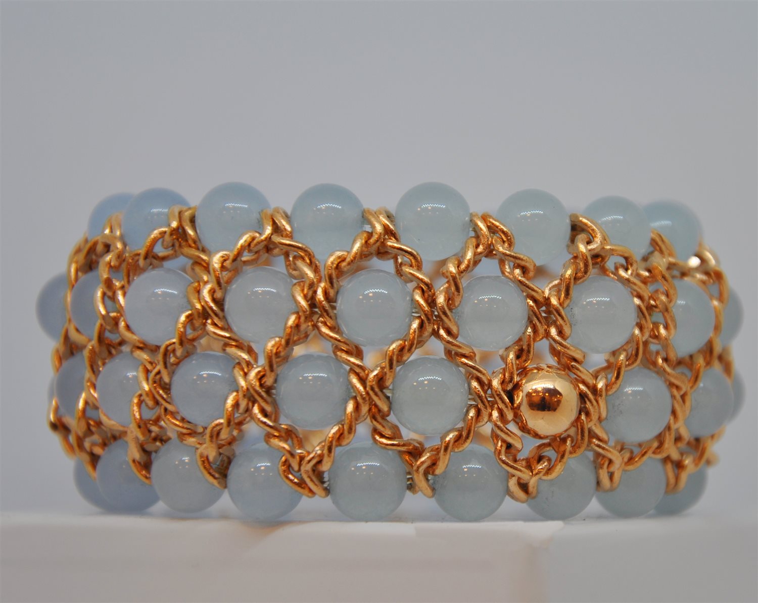 Bracciale pietre di avventurina semi prezioso e peridoto - Gioielli... | su MissHobby