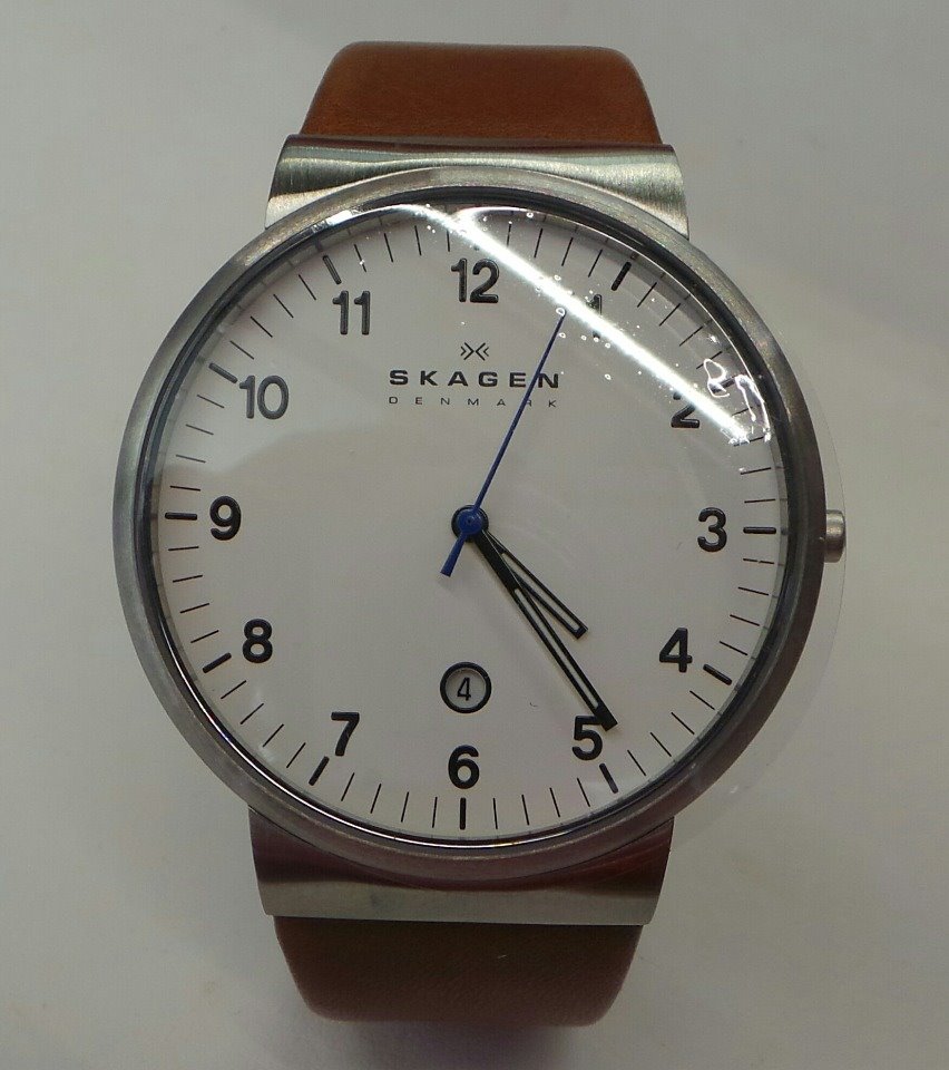 Orologio Skagen Ancher Donna – Cassa 30 Mm, Bracciale Mesh Oro, Quadrante Bianco
