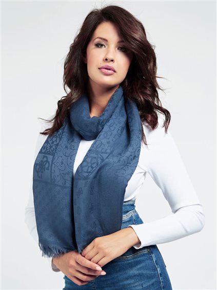 Oiritaly Echarpe Femme Guess AW8530MOD03/BLU Tissu