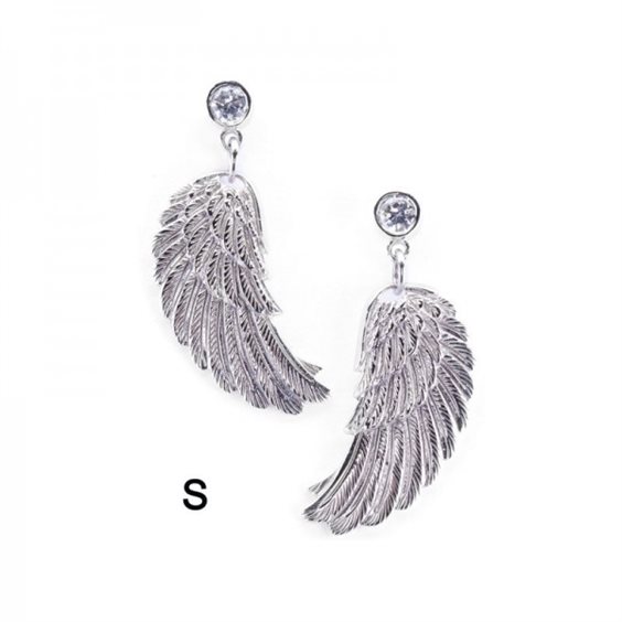 Engelsrufer Heartwing orecchini per donne 925-argento misura 9 mm (0,35