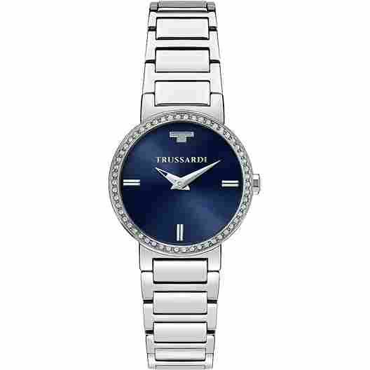 Montre Bracelet Femme TRUSSARDI Occasion - Cadran Champagne, Acier Inoxydable, Verre Saphir - Style Luxe