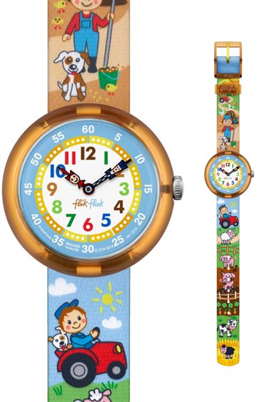 Joy Toy Orologio Impara L'Ora Per Bambini - Quadrante Minions, Cinturino Colorato