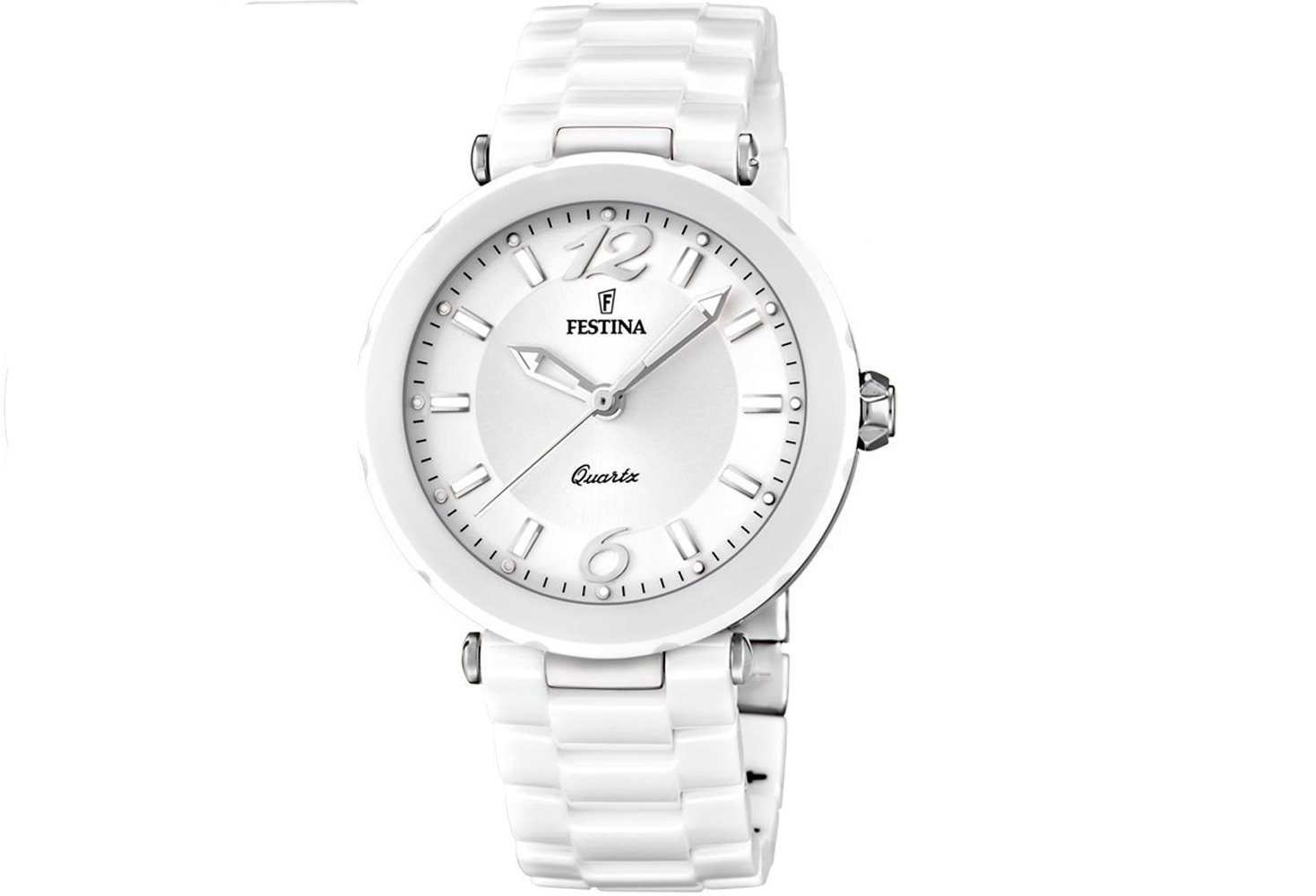 Comprar en oferta Reloj Festina mujer acero cerámico blanco 3