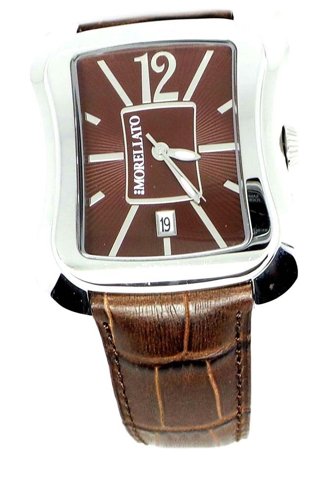 Bracelet Montre Morellato Cuir Véritable Marron 20 Mm Vintage - Occasion Comme Neuf