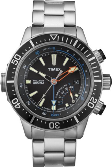 Timex Orologio da uomo al quarzo T40091, Marrone/Blu, 40 mm, Spedizione