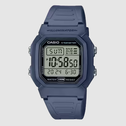 OROLOGIO CASIO UOMO in acciaio mod. ILLUMINATOR Ref. W-218HD-1AVDF
